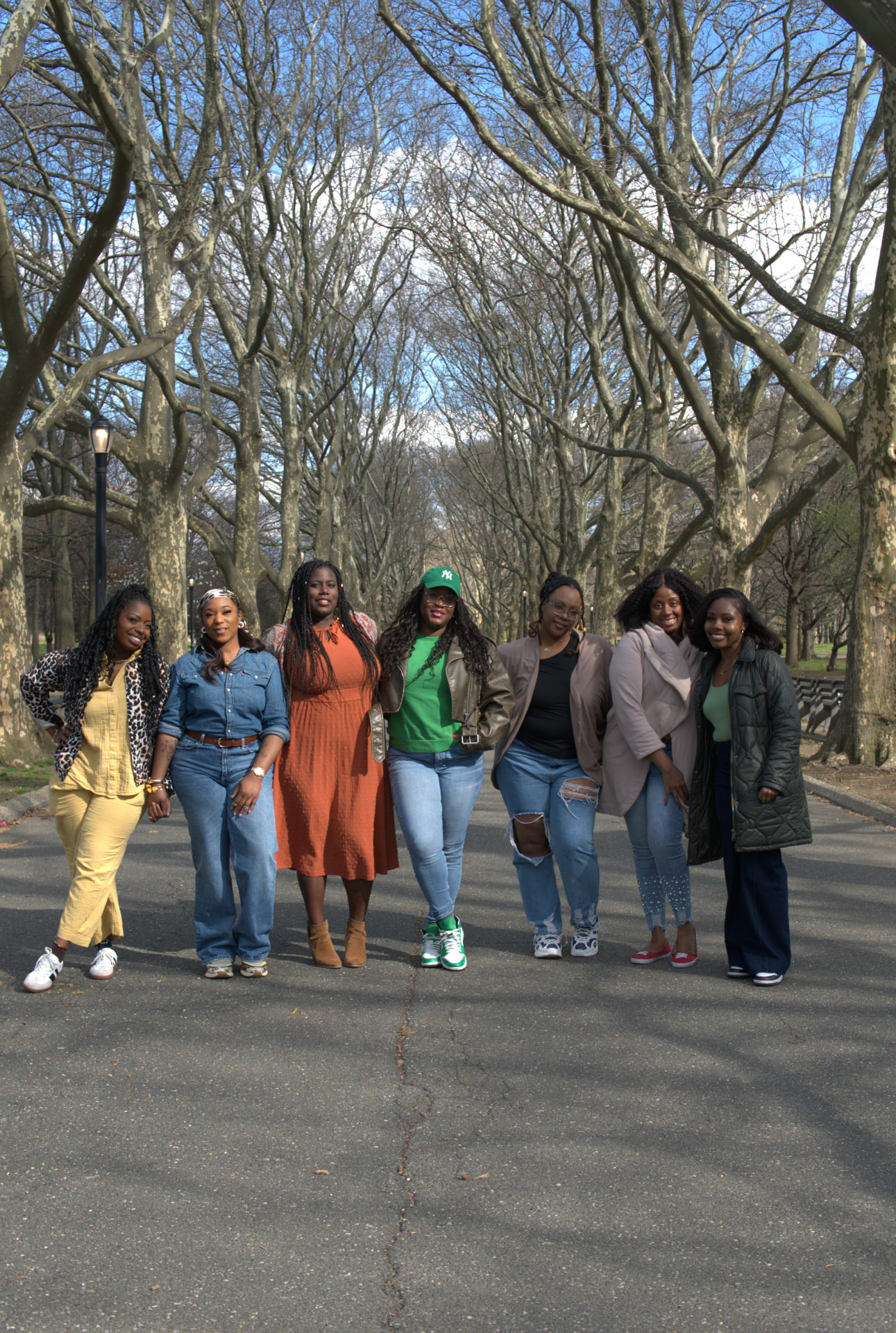 The Irth ambassadors standing together in the park